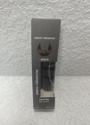 Тестер парфюма paco rabanne invictus aqua объемом 25 мл (0.8 fl.oz