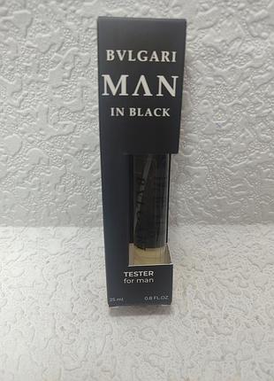 Тестер мужского аромата bvlgari man in black объемом 25 мл (0.8 fl. oz.).