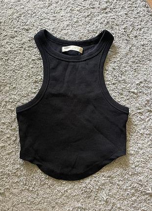 Топ чорний pull&bear xs