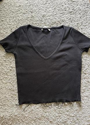 Топ чорний s pull&bear
