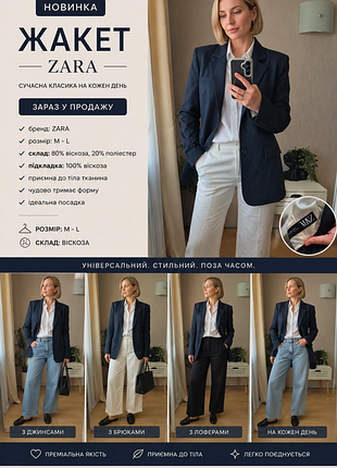 Жакет zara