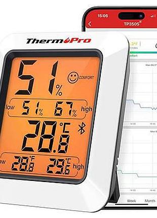 Цифровой климатический термогигрометр thermopro tp-350 термометр гигрометр