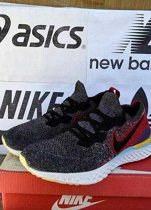 Кроссовки nike epic react flyknit 2 для тренировок беговые