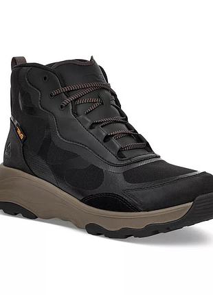 Чоловічі трекінгові черевики teva geotrecca rp у забарвленні black/grey.розмір :43.матеріал:шкіра