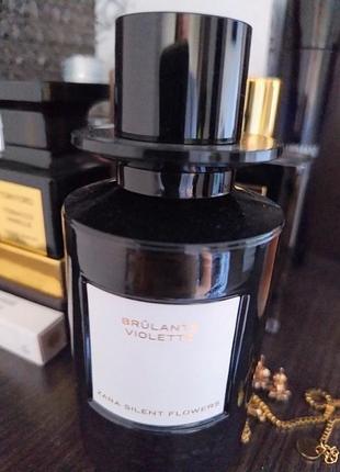 Парфюм zara briderante violette (2023 премиальная коллекция silent flowers с парфюмером jo malone)