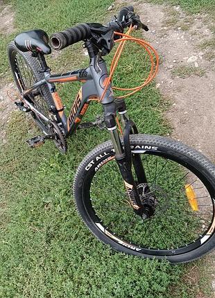 Підлітковий гірський велосипед ardis 24" алюміній, 21 швидкість, дискові гальма, рама 13