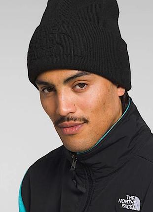 Шапка the north face urban embossed beanie black one size unisex