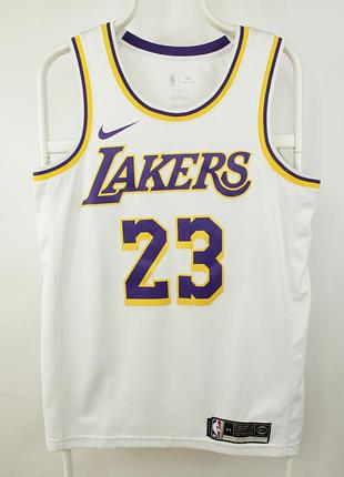 Спортивна баскетбольна майка nike x nba los angeles lakers lebron james #23 jersey shirt