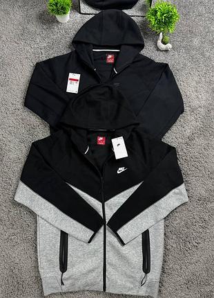 Зип-худи от бренда nike tech fleece