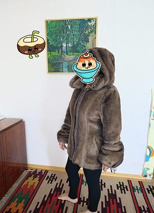 Шуба с капишоном