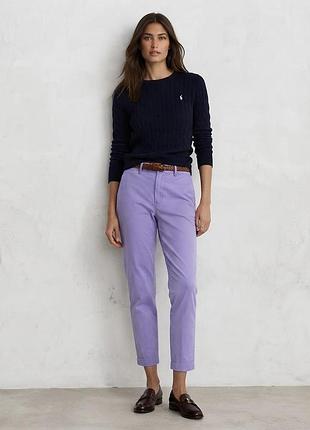 Штани slouchy  в лавандовому відтінку від polo ralph lauren