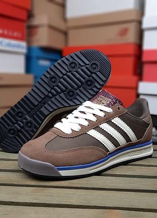 Кроссовки adidas sl 72 шоколадные с белым распродаж sale