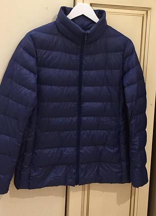 Пуховик легкий uniqlo ultra light down jacket navy оригінал.зі свіжих колекцій