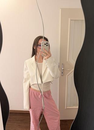 Укорочений піджак zara