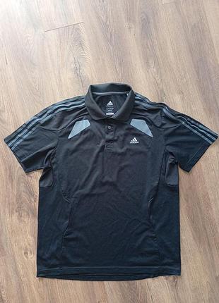 Брендова футболка поло adidas.