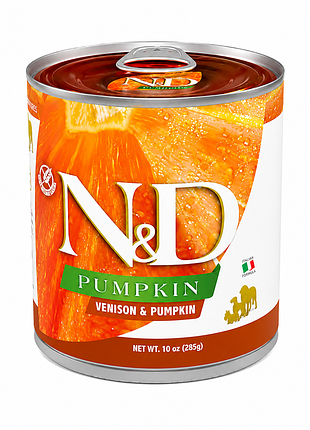 Влажный корм farmina n&amp;d pumpkin venison &amp; pumpkin с олениной и тыквой 285 г