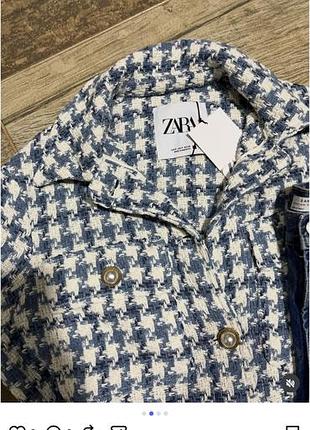 Твідова рубашка zara р.м 280 грн
