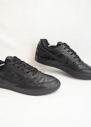 Nike sb delta force vulc чоловічі шкіряні кеди для скейта оригінал! розмір 43-44 28 см