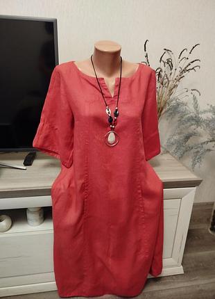 Лляна сукня