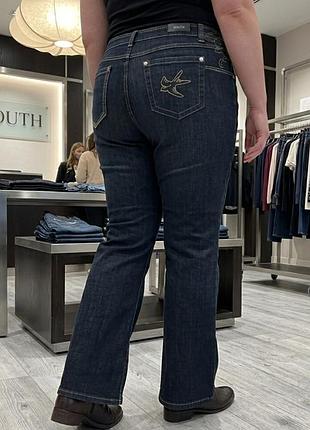 Джинсы женские south темно-синие, размер xxxl (4xl), хлопок с эластаном