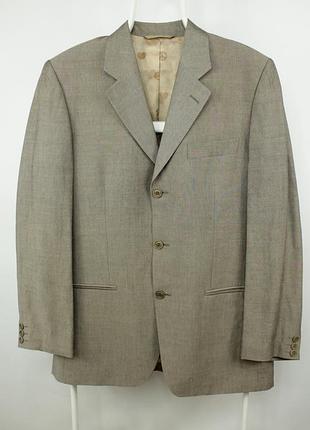 Премиальный пиджак блейзер moschino rayon linen bland melange blazer jacket men’s