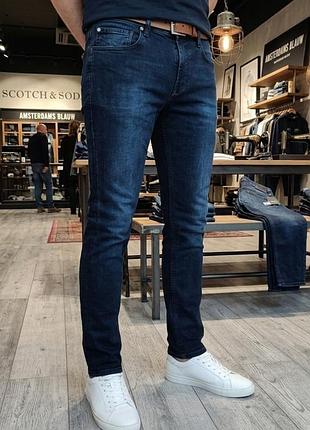 Джинсы мужские scotch &amp; soda синие l хлопок