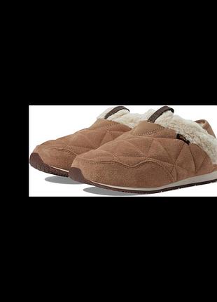 Жіночі сліпони teva reember plushed у коричневому відтінку (burro / pecan).розмір:42.матеріал: