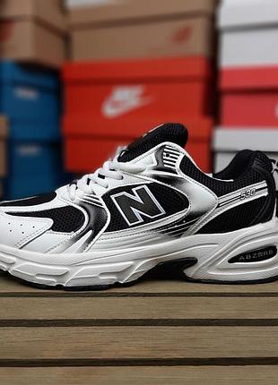 Кроссовки new balance 530 белые с черным распродаж sale