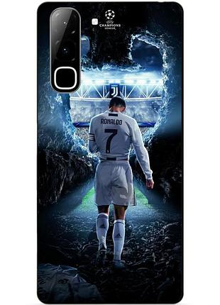 Силіконовий чохол бампер для infinix hot 70 (x6895) з малюнком ronaldo роналдо