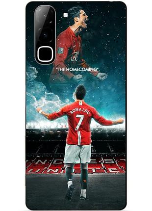 Силіконовий чохол бампер для infinix hot 70 (x6895) з малюнком роналдо мю ronaldo