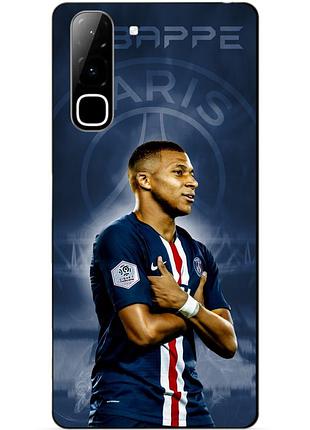 Силіконовий бампер чохол для infinix hot 70 (x6895) з малюнком мбаппе псж mbappe