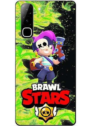 Чехол силиконовый бампер для infinix hot 70 (x6895) с героем бравл пенни brawl