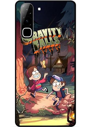 Силіконовий чохол бампер для infinix hot 70 (x6895) з малюнком гравіті фолз gravity falls