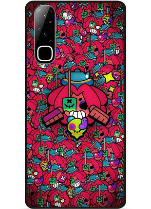Силіконовий чохол бампер для infinix hot 70 (x6895) стікери бравл джуджу brawl