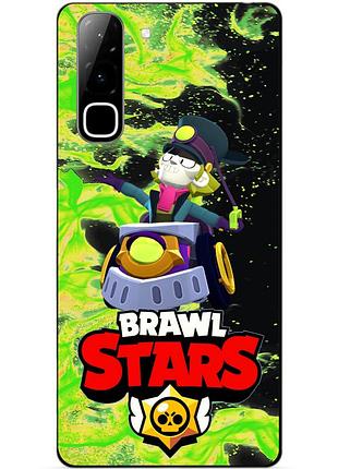 Чехол силиконовый бампер для infinix hot 70 (x6895) с героем бравл чак brawl