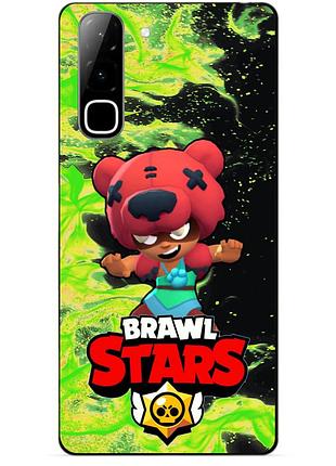Чехол силиконовый бампер для infinix hot 70 (x6895) с героем бравл нита brawl