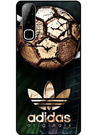 Силиконовый чехол бампер для infinix hot 70 (x6895) с рисунком адидас adidas