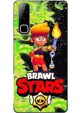 Силіконовий бампер чохол для infinix hot 70 (x6895) з героєм бравл амбер brawl