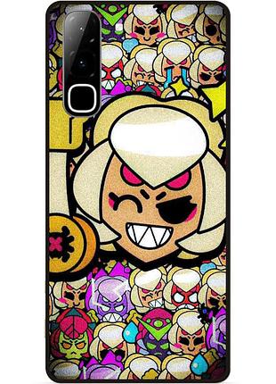 Силіконовий чохол бампер для infinix hot 70 (x6895) стікери бравл чарли brawl