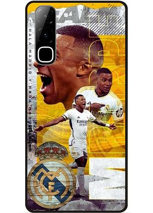 Силиконовый чехол бампер для infinix hot 70 (x6895) с картинкой mbappe мбаппе real