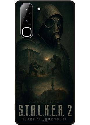 Силиконовый чехол для infinix hot 70 (x6895) stalker сталкер