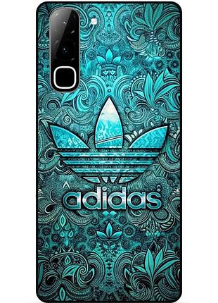 Чохол силіконовий бампер для infinix hot 70 (x6895) з малюнком адідас adidas