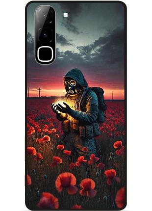 Силиконовый чехол для infinix hot 70 (x6895) с рисунком stalker сталкер