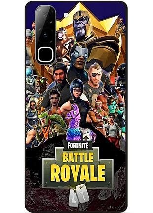 Силіконовий чохол бампер для infinix hot 70 (x6895) з малюнком фортнайт fortnite