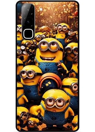 Силіконовий чохол бампер для infinix hot 70 (x6895) з малюнком міньйони minion