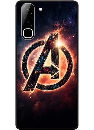 Чехол силиконовый бампер для infinix hot 70 (x6895) с рисунком avengers doomsday мстители