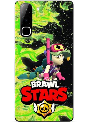 Чехол силиконовый бампер для infinix hot 70 (x6895) с героем бравл алли brawl