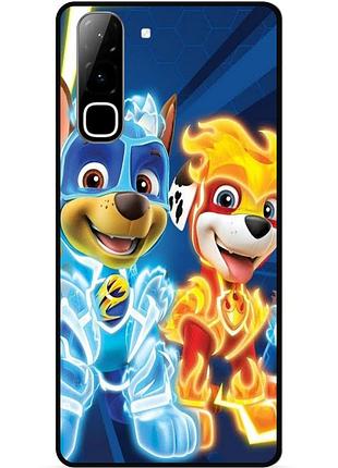 Силиконовый чехол для infinix hot 70 (x6895) с рисунком щенячий патруль