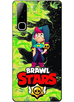 Силіконовий бампер чохол для infinix hot 70 (x6895) з героєм бравл честер brawl