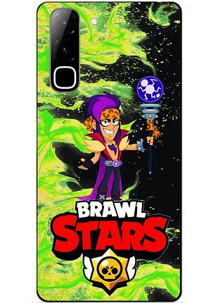 Чехол силиконовый бампер для infinix hot 70 (x6895) с героем бравл зигги brawl